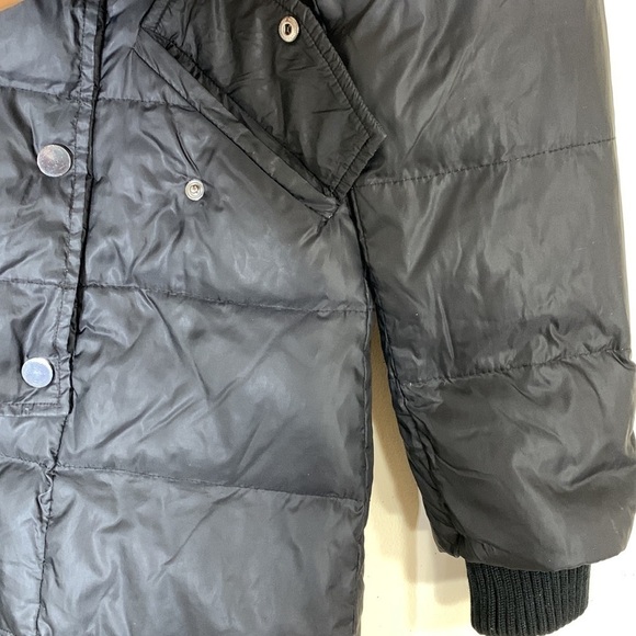 BCBGMAXAZRIA DOWN Beckett Black Puffer Quilted Long Length Jacket. XS. - Picture 8 of 13